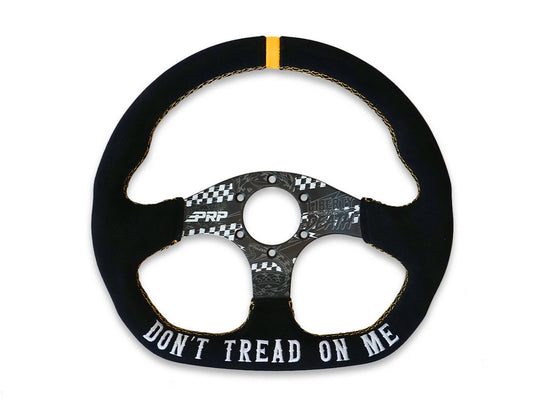 PRP Don’t Tread on Me Comp-R Suede Steering Wheel (D-Shaped)